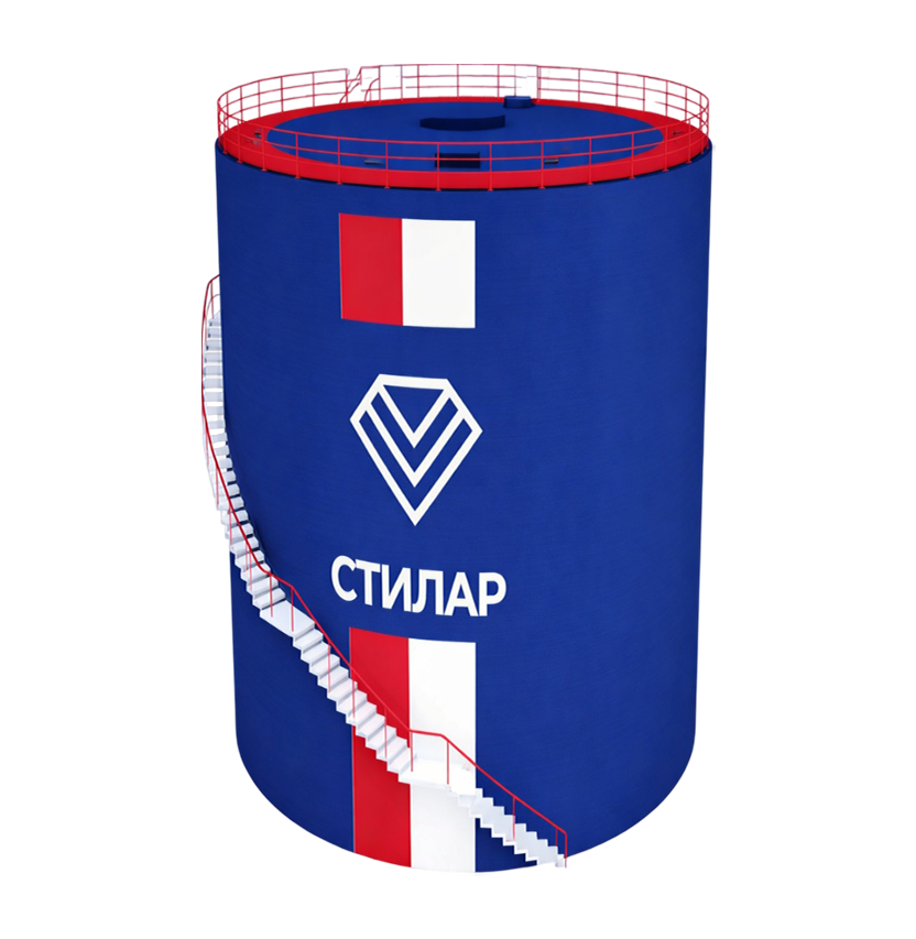 Цельносварной резервуар РВС для питьевой воды 25 м³ от завода-производителя